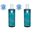 La roche-posay effaclar gel purificante micro-peeling 400 ml set da 2
