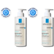 La roche posay effaclar h iso-biome crema detergente set da 2 2x390 ml