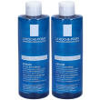 La roche-posay kerium shampoo gel lenitivo set da 2 2x400 ml docci