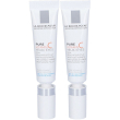 La roche-posay pure vitamin c crema contorno occhi set da 2 2x15 ml cr