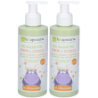 La saponaria bio bagnetto corpo e capelli set da 2 2x200 ml