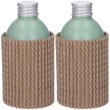 La saponaria dispenser refill eco-shampoo in alluminio 2x1 st