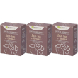 La saponaria doccia shampoo solido ai semi di lino 3x100 g