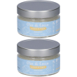 La saponaria olio di cocco ai fiori tiare bio 2x150 ml