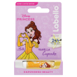 Labello disney princess limited edition - belle - balsamo labbra colorato ad azione idratante prolungata, adatto dai 3 anni in su - burrocacao aroma vaniglia, 4.8g