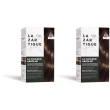 Lazartigue couleur absolue castano 4.00 set da 2 2x1 pezzi tintura