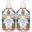 Le maioliche sapone liquido fiori d arancio di sicilia 2x500 ml