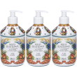 Le maioliche sapone liquido fiori d arancio di sicilia 3x500 ml