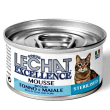 Lechat gatto excellence mousse sterilised tonno maiale 85gr (lattina)