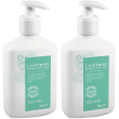 Lichtena detergente viso e corpo set da 2 2x300 ml gel detergente