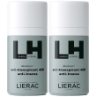 Lierac homme deodorante anti-traspirante e anti-traccia set da 2 2x50