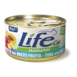 Life cat natural tonno con frutta mix - alimento umido per gatti 85 gr