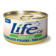 Life pet care cibo umido tonno con merluzzo d'alaska per gatti adulti 85g