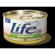 Lifepetcare life gatto natural filetti pollo aragosta 85gr (lattina)