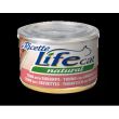 Lifepetcare life gatto natural le ricette tonno gamberetti 150gr (lattina)