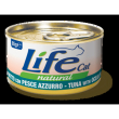 Lifepetcare life gatto natural tonno pesce azzurro 85gr (lattina)
