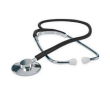 Fonendoscopio logiko con testa piatta in alluminio anodizzato diametro 45 mm altezza 10 mm tubo ad y
