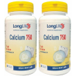 Longlife® calcium 750 set da 2 2x60 pz compresse masticabili