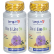 Longlife® olio di lino bio 1300mg set da 2 2x87,5 g perle