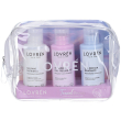 Lovren beauty travel size 1 balsamo 100 ml + 1 shampoo uso frequente 100 ml + 1 gel doccia 100 ml