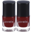 Lovren nail care smalto unghie bordeaux 2x5 ml