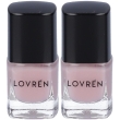 Lovren nail care smalto unghie nude 2x5 ml