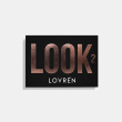 Lovren palette ombretti look 2 6 colori polvere compatta matt e shimmer