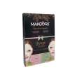 Mandorlì maschera in fibra di bamboo bipack illuminante anti-age + nutriente anti-età viso-collo 1 + 1 pezzo