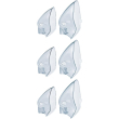 Maschera per adulti aerosol prontex rapid 2 1 st