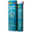 Massigen pronto difesa flu 18 compresse effervescenti gusto limone integratore per sistema immunitario