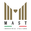 Mast industria italiana orecchino gemina placcato oro