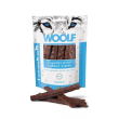 Mast woolf cane/gatto snack mini/medium/maxi strisce salmone carote 100gr