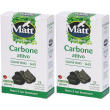 Matt erboristeria carbone attivo set da 2 2x37,8 g compresse