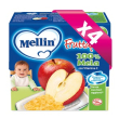 Mellin frutta pura mela 4 x 100 g