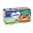 Mellin omogeneizzato alb/ban/mela2x100g