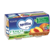 Mellin omogeneizzato pesca-mela 2 x 100 g