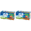 Mellin omogeneizzato mela mirtillo 100 g 2 pezzi set da 2x2x100 g pa