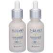 Miamo aging defense siero anti-eta spf50+ set da 2 2x30 ml