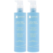 Miamo aha/bha purifying cleanser set da 2 2x250 ml gel detergente