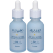 Miamo oily skin defense siero protettivo opacizzante spf50+ set da 2