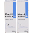 Minoxidil biorga 5% soluzione cutanea set da 2 2x60 ml soluzione