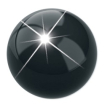 Pre orecch pallina nera 4mm