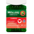 Moller's omega-3 cardio integratore per la funzione cardiaca e la normale pressione arteriosa 110 capsule softgel