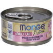 Monge delicate pezzetti di pollo con prosciutto gatti adulti 80 g mang