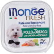 Monge fresh pollo e ortaggi pate con bocconcini set da 7 7x100 g
