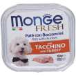 Monge fresh tacchino pate con bocconcini set da 7 7x100 g
