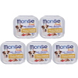 Monge fruit pate & bocconcini con pollo lamponi per cani set da 5 5x