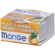 Monge fruits pollo con ananas gatti adulti 4x80 g mangime
