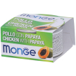 Monge fruits pollo con papaya gatti adulti 4x80 g mangime