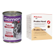 Monge gemon manzo fegato cani adulti taglia media + redcare vet probio